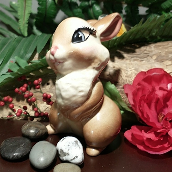 Set-2 Vtg Miss Bunny Disney Bambi Blossom Bunny Thumpers Girlfriend Porcelain 40 - Picture 6 of 16